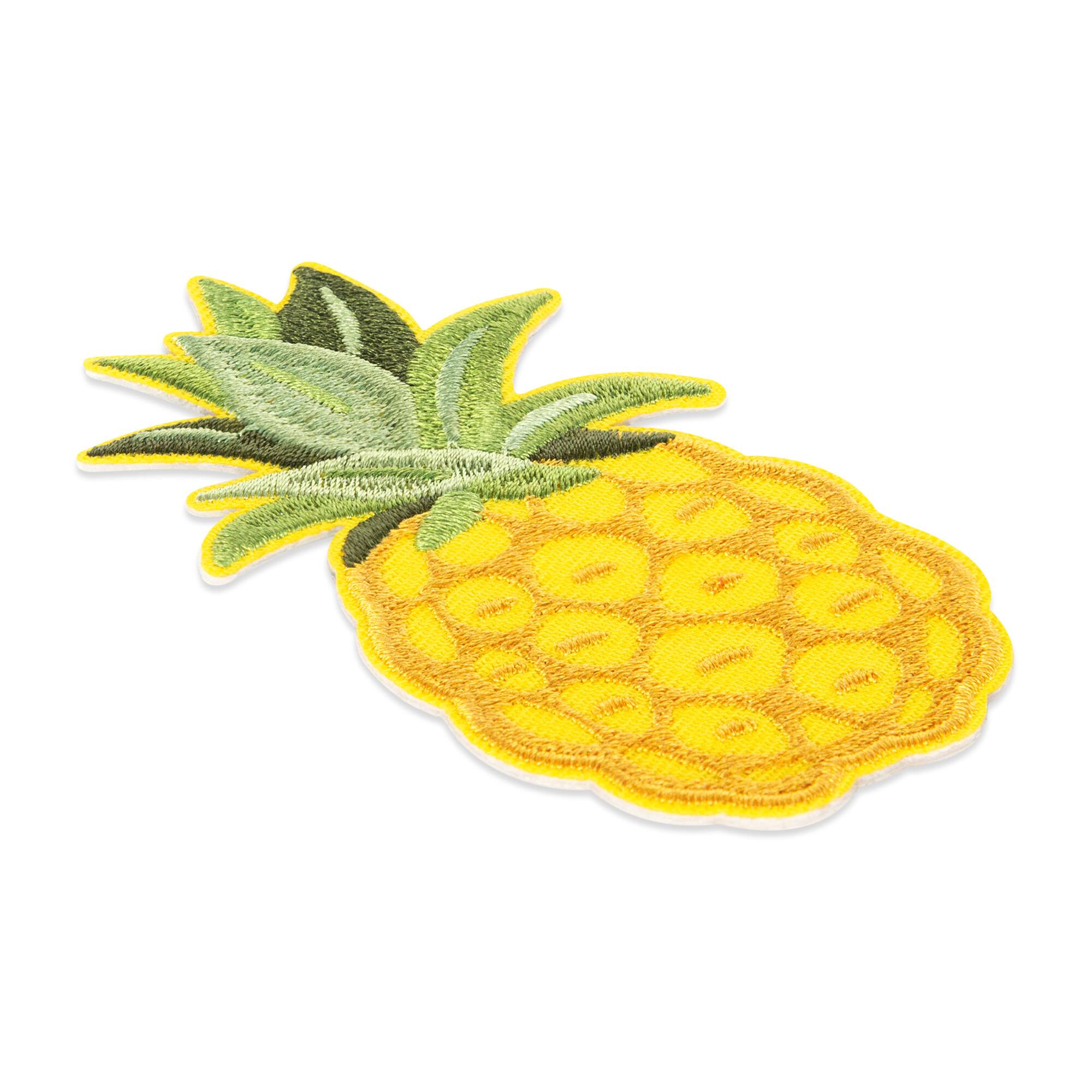 Summer Pineapple Iron-On & Adhesive Embroidered Patch by Make Market®